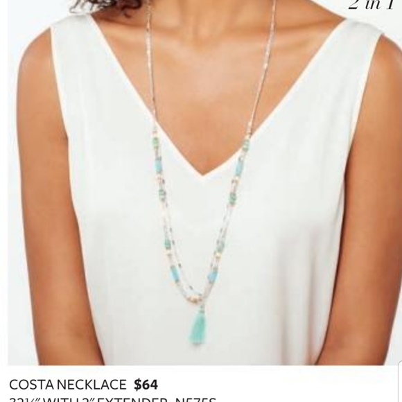 2 in 1 Stella and Dot necklace - Picture 3 of 3